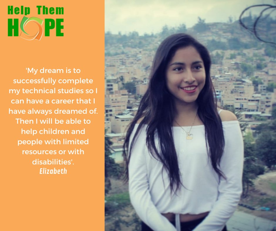 HelpThemHope's tweet image. Elizabeth studies Accounting 📚 she is on a good path to achieve her goals 🙌🏻 

Elizabeth estudia Contabilidad  📚 ella esta yendo por un buen camino para alcanzar sus metas trazadas 🙌🏻

#HelpThemHOPE #HOPEScholarship #accountant #consultancy  #Contabilidad #finanzas