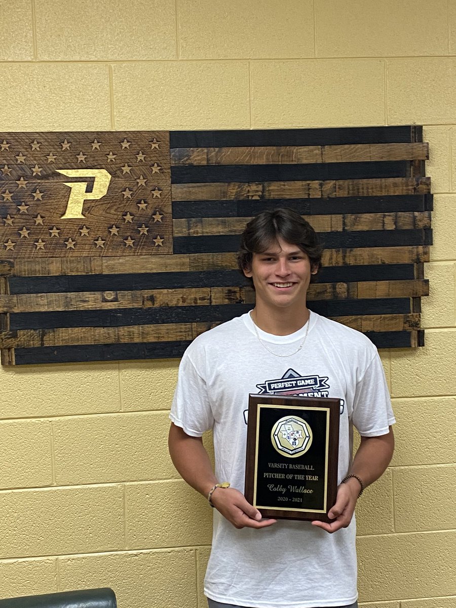 PC_Baseball2015's tweet photo. Congrats to @ColbyWa67422855, SAC-8 Pitcher of the year! ECU is getting a good one, but not for 2 more years!!!!!! @Pinecrest_MCS #PCPR1DE https://t.co/u3Q2a587JJ