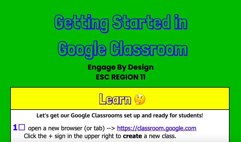A helpful checklist for setting up your #googleclassroom for the new school year! 📝👩🏼‍💻✅
bit.ly/3ihSS1m