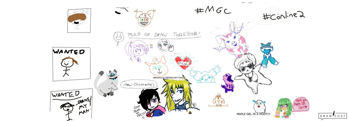 maplegelcon's tweet image. From Tales of Draw Together! Do you see your art in here? #Conline2 #Conline #MGC