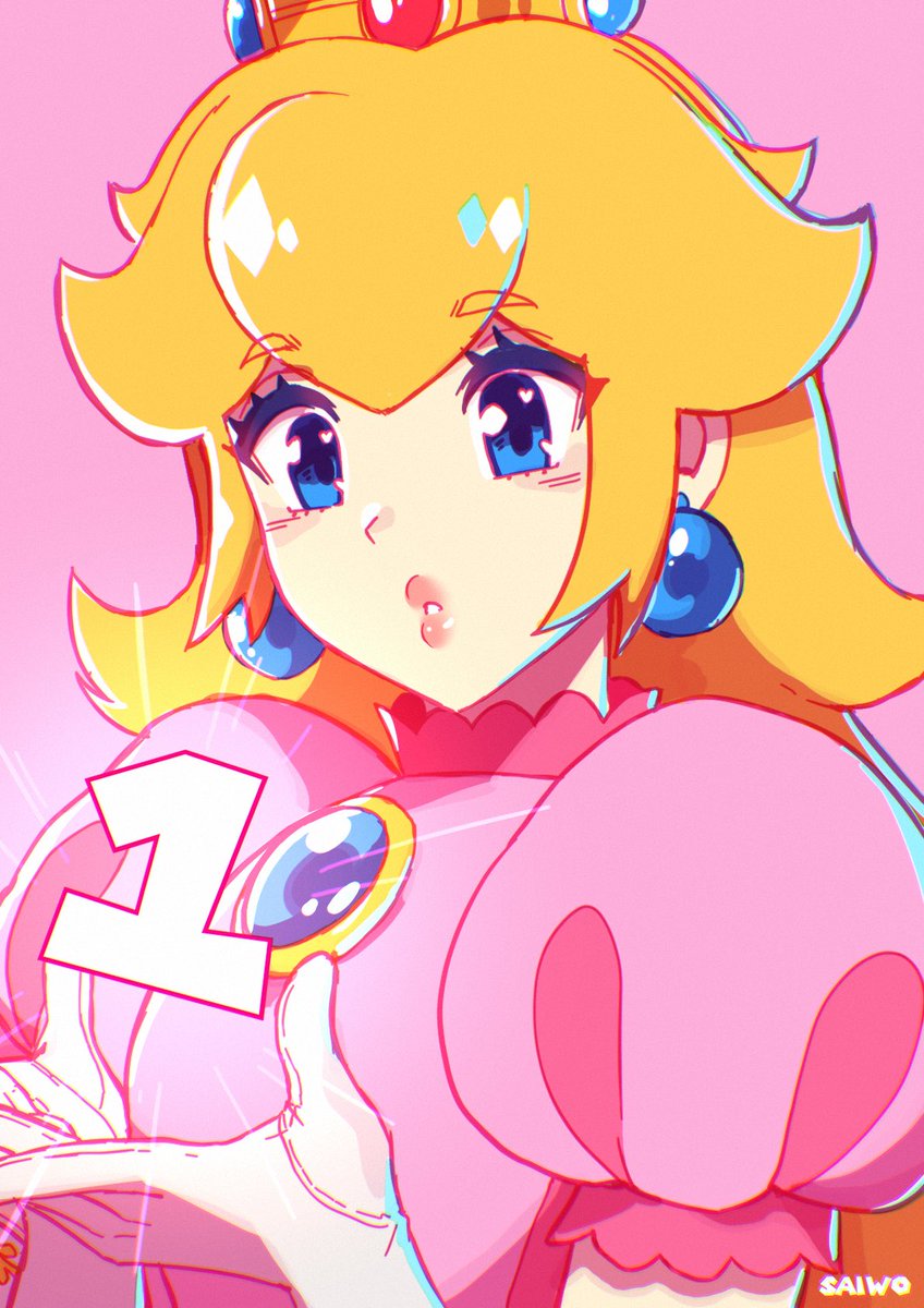 ピーチ姫 「✨👑 𝟙 👑✨

SO! It is Peach's Month so i」|SAIWO✨COMMISSIONS open!のイラスト