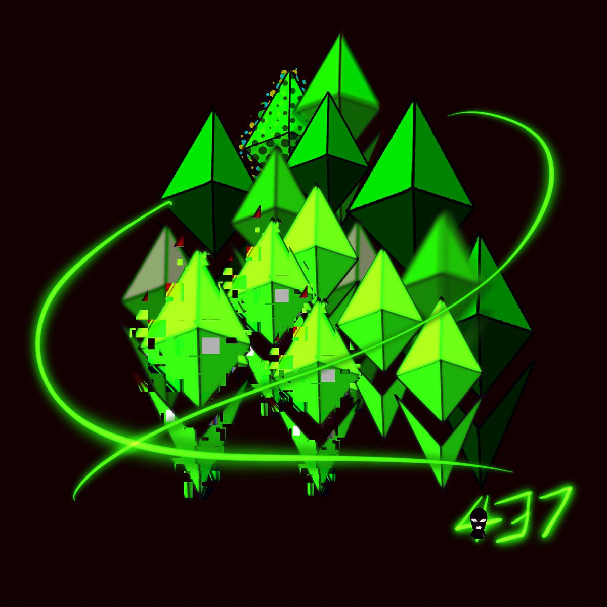 DemocracyThief's tweet photo. ETH heister🥷🏻 
#NFTCommunity #nftart #FoundationInvite https://t.co/XWoEMbX21x
