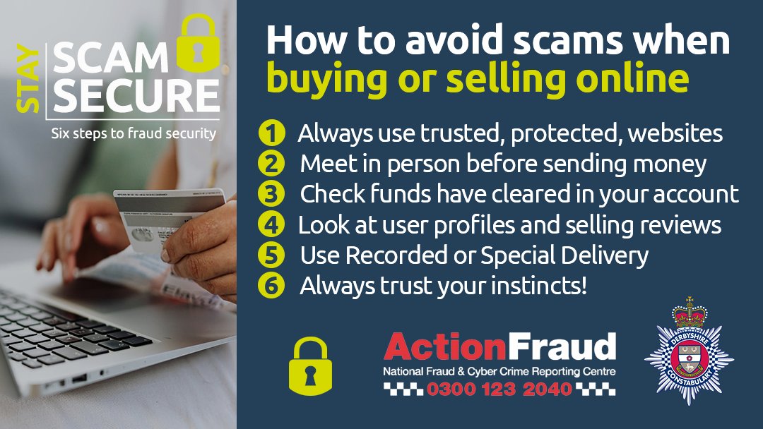 Derbyshire Police on Twitter "With more shoppers turning to online sites, such as Gumtree and