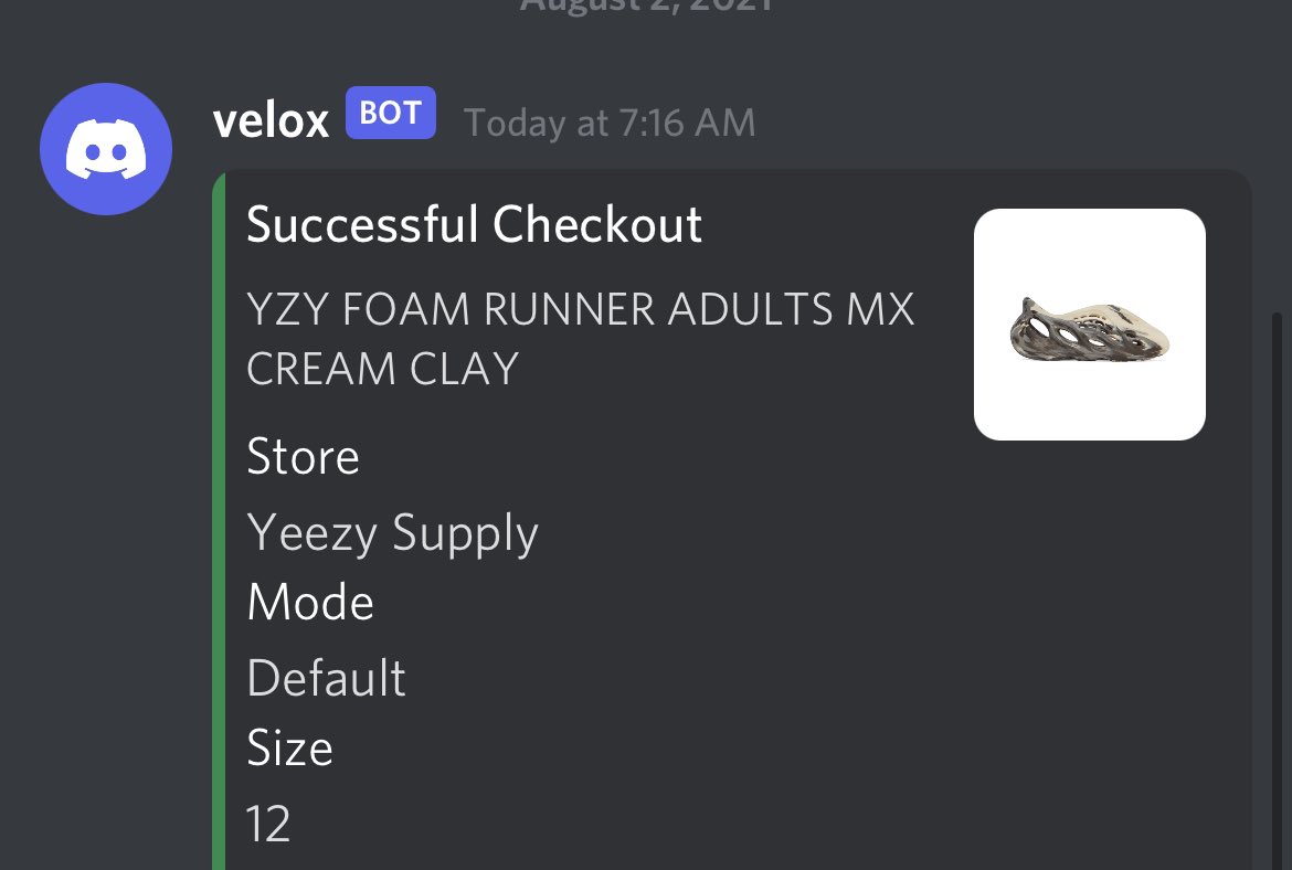 franc3404 (@franc34041) on Twitter photo Bot: <a href="/VeloxBots/">Velox</a>
Proxy: <a href="/DonutProxies/">DONUT_proxies</a>
Server: <a href="/Sole_servers/">Sole_Servers</a>
CGs: @SofloSupply <a href="/GFNF__/">GFNF</a>
Looking for a solid CG? Need an awesome, ⚡️ quick autofill that has a Global Shopify Monitor (free)?! Come join Soflo Supply!
dash.soflosupply.com/purchase?ref=f… Bot: <a href="/VeloxBots/">Velox</a>
Proxy: <a href="/DonutProxies/">DONUT_proxies</a>
Server: <a href="/Sole_servers/">Sole_Servers</a>
CGs: @SofloSupply <a href="/GFNF__/">GFNF</a>
Looking for a solid CG? Need an awesome, ⚡️ quick autofill that has a Global Shopify Monitor (free)?! Come join Soflo Supply!
dash.soflosupply.com/purchase?ref=f…