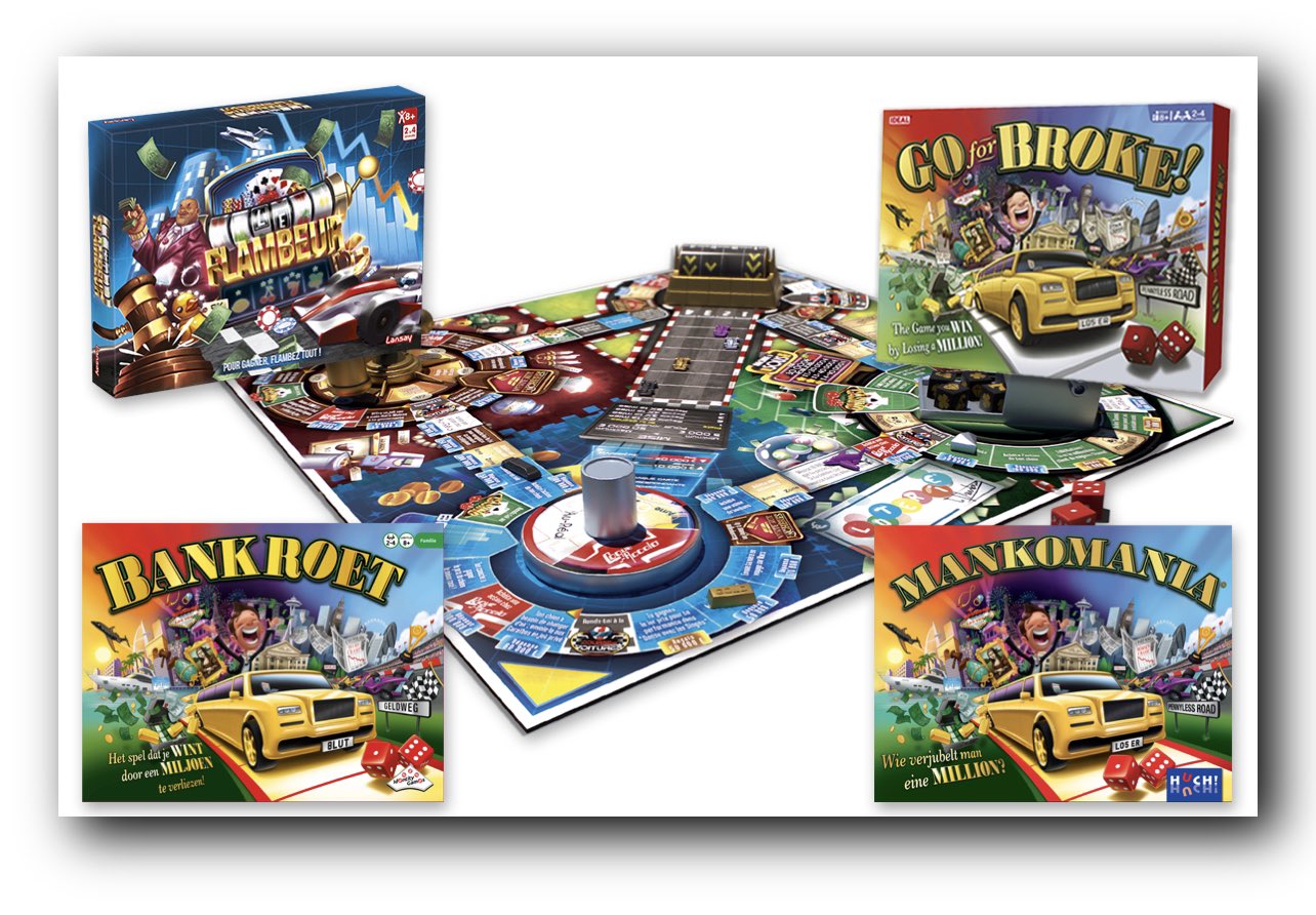 groei kopen Op tijd BeckerAssociatesLLC on Twitter: "The successful 70's classic, #GoforBroke,  The Game You Win by Losing $1M, is shipping now! #Lansay #LeFlambeur  (France), #JohnAdams (UK), #Hutter #Mankomania (Germany), #Identity # Bankroet (Benelux) #AnjarClassic. U.S. ...