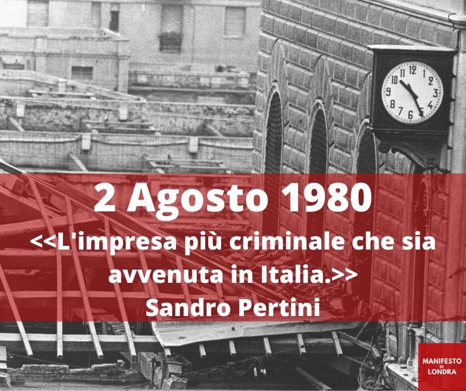 41 anni fa la Strage di Bologna. 

Il culmine di una stagione di violenza politica, stragi fasciste e depistaggi di stato. Un passato che speriamo non torni mai più in attesa di una verità completa  che sembra non arrivare mai.

#2agosto1980 #stragediBologna #2agosto #Bologna