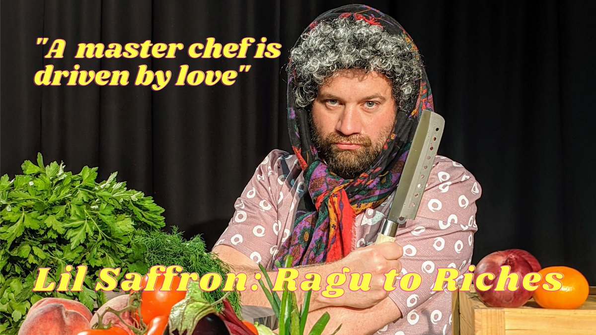 Pasta enthusiasts! If you're looking for a show to see with a hot date, a hot mate, or just your hot self, look no further!

"Lil Saffron: Ragu to Riches" is this Friday, Saturday, and Sunday at 9pm <a href="/TheHenChickens/">The Hen and Chickens Theatre</a> as part of the <a href="/CamdenFringe/">Camden Fringe</a> 

camden.ssboxoffice.com/events/lil-saf…