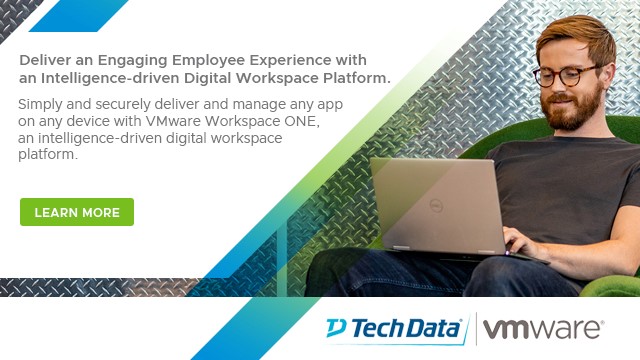 TDSYNNEX_NA's tweet image. Simply and securely deliver and manage any app on any device with VMware Workspace ONE, an intelligence-driven digital workspace platform. Check with Tech Data & VMWare and leverage its solutions.
Know more ms.spr.ly/6018nU2ne
#TechDataIndia #EngagewithTechData #VMware