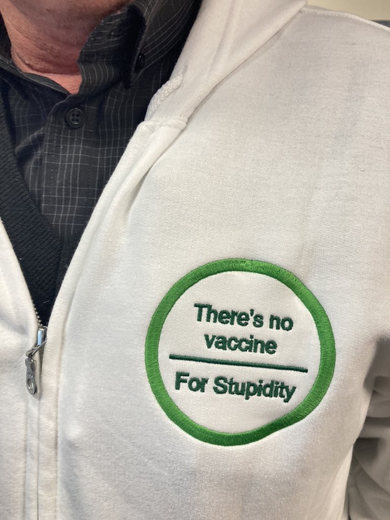 BelindaJSanders's tweet photo. A comment from one of the political panel turned into a shirt! 🤣 #covid19qld #localabc #toowoomba Tune in every Friday here 👇 https://t.co/XbRh1oU1v3 https://t.co/2QtrbvHk5l
