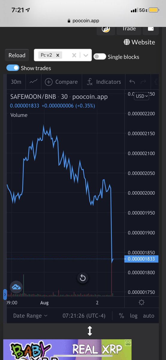 FaboisMe's tweet photo. #SAFEMOON Whale 🐳 sold 907 billion sfm ( $1.7m ) 
#HODL #reflections https://t.co/4SeUODqZ9S
