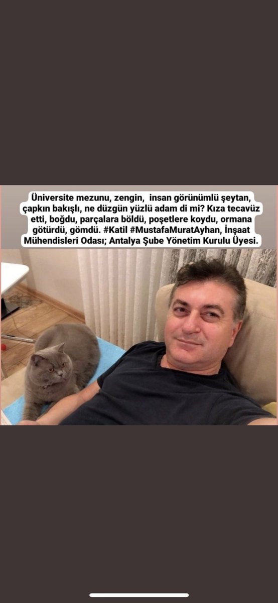 Azra, iş görüşmesi için gittiği o*** çocuğu tarafından önce cinsel saldıraya uğradı ardından vahşice öldürüldü. Azra'nın katilinin ismi M.M.A değil MUSTAFA MURAT AYHAN herkes bu katili tanısın #AzraGülendamHaytaoğlu