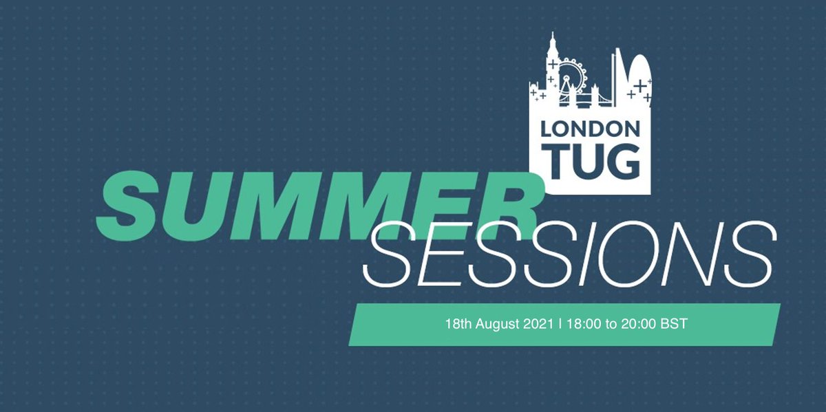 sarahlovesdata's tweet photo. SAVE THE DATE! The next #LondonTUG meeting will be happening on Wed 18th August. Keeping with tradition, we'll be running another Summer Sessions event this year with 10-min lightning talks from the community. If you would like to speak, please apply here! https://t.co/yZp3xhdoAv https://t.co/4LX5hnzWFG