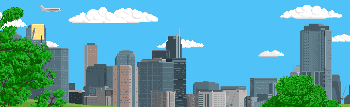 paypercutts's tweet photo. #100DaysOfGameDev Day 106
Played @Dev_Waza game Killer Shapes. Pretty cool! check it out on itchio
Also mostly finished my new levels city skyline. Still WIP
#pixelart #aseprite #pixelartist #Melbourne #Australia #gamedev #indiedev #IndieGameDev #indiegames #SwoopingJustice https://t.co/aVuLHFZObV