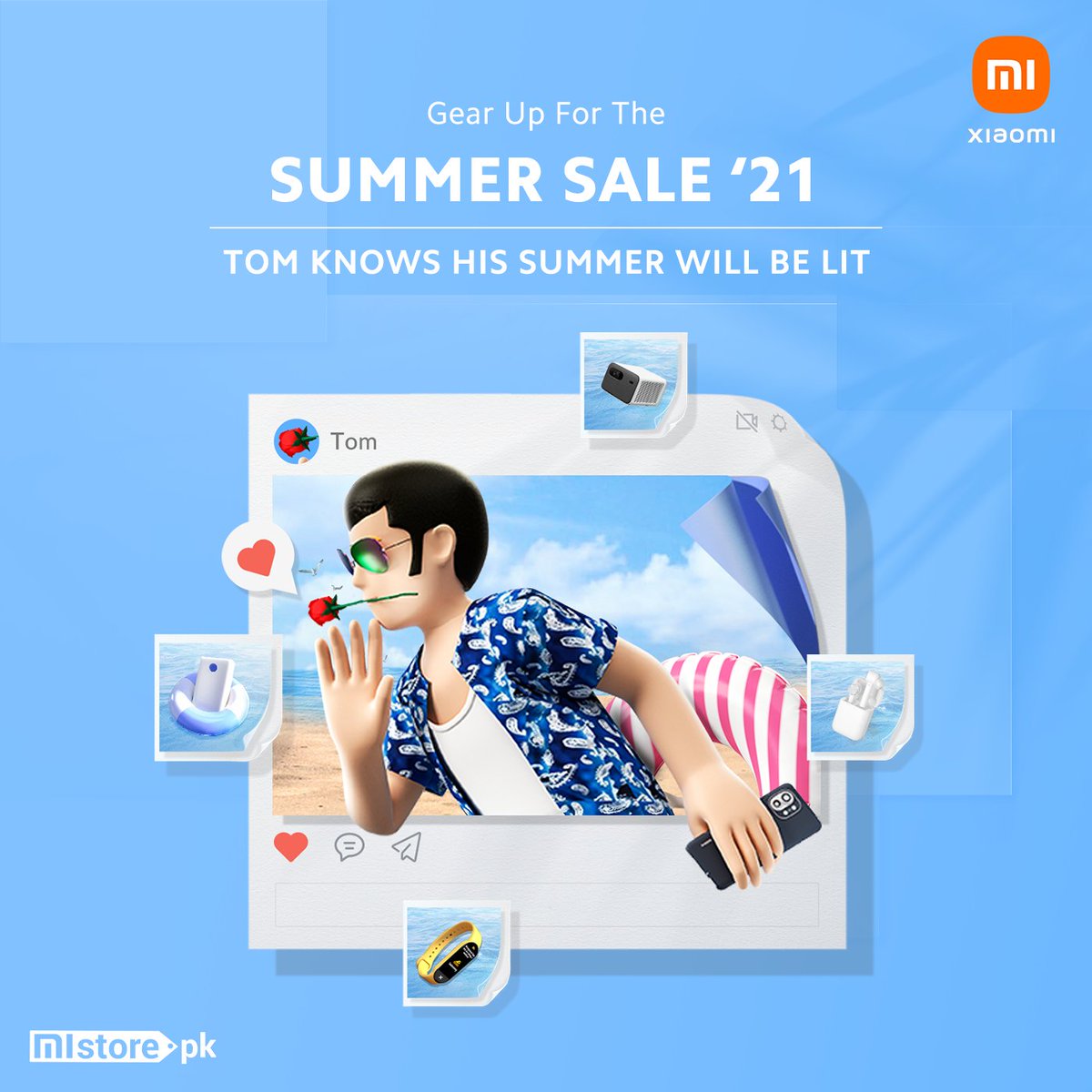 MistorePk's tweet photo. Gear up #MiFans for the upcoming #SummerSale2021.
Stay Tuned at: https://t.co/wVEAFgMPfg
#MistorePakistan #XiaomiPakistan https://t.co/JYej2u9jPk