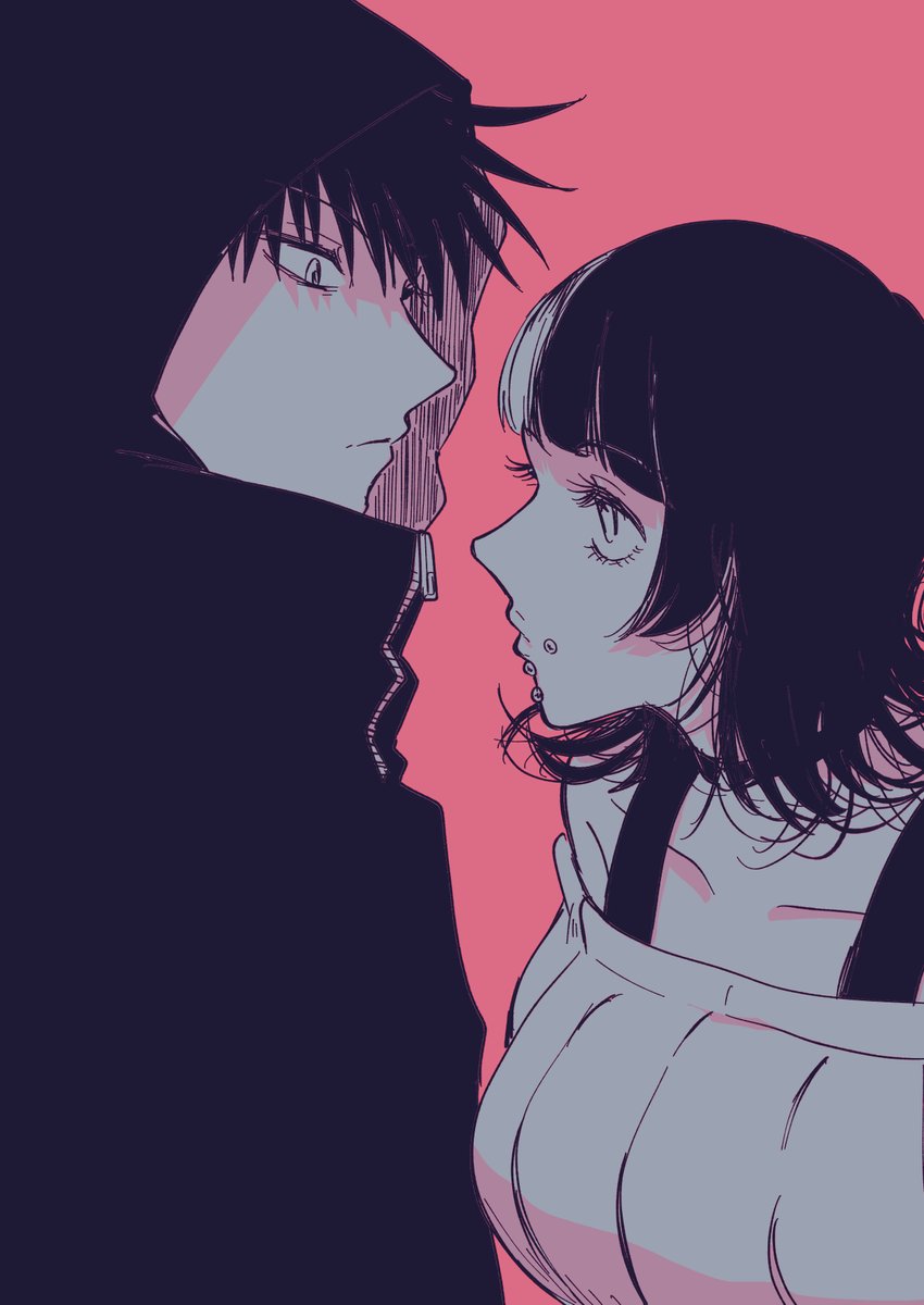 この二人バチバチしてほしい 本誌 みねおのイラスト