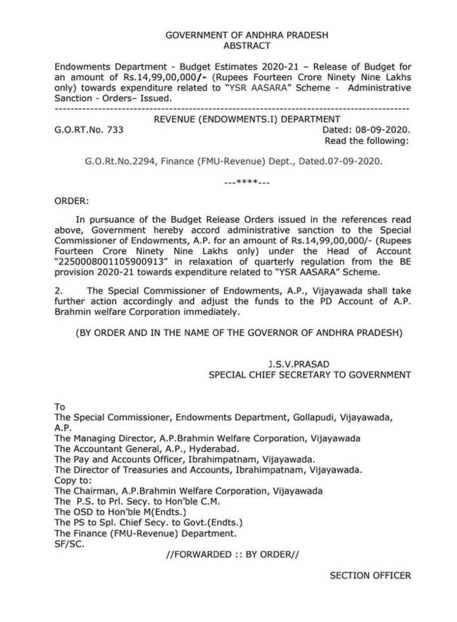 priya_27_'s tweet image. How is money from Hindu temples being used indiscriminately to finance YSR govt schemes that benefit them politically? This is so outrageous I have no words.