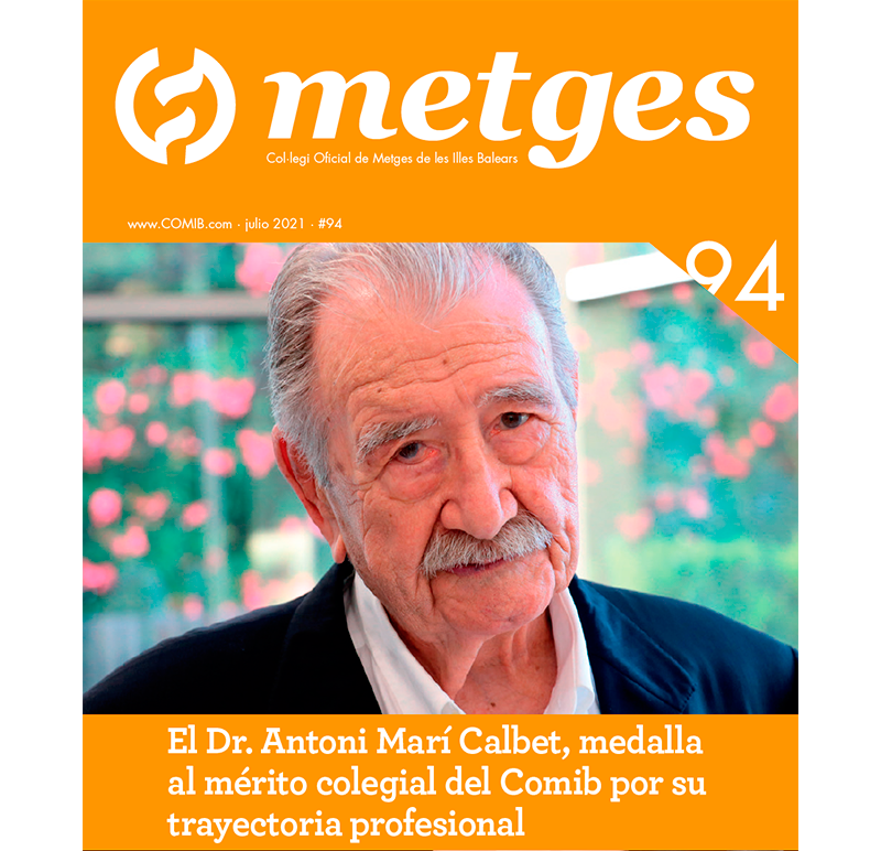 ➡️Ya puedes leer el nº 94 de la revista #METGES. En su portada, la medalla del Comib al Dr. Antoni Marí así como otros contenidos y entrevistas muy interesantes.  comib.com/metges-94/
