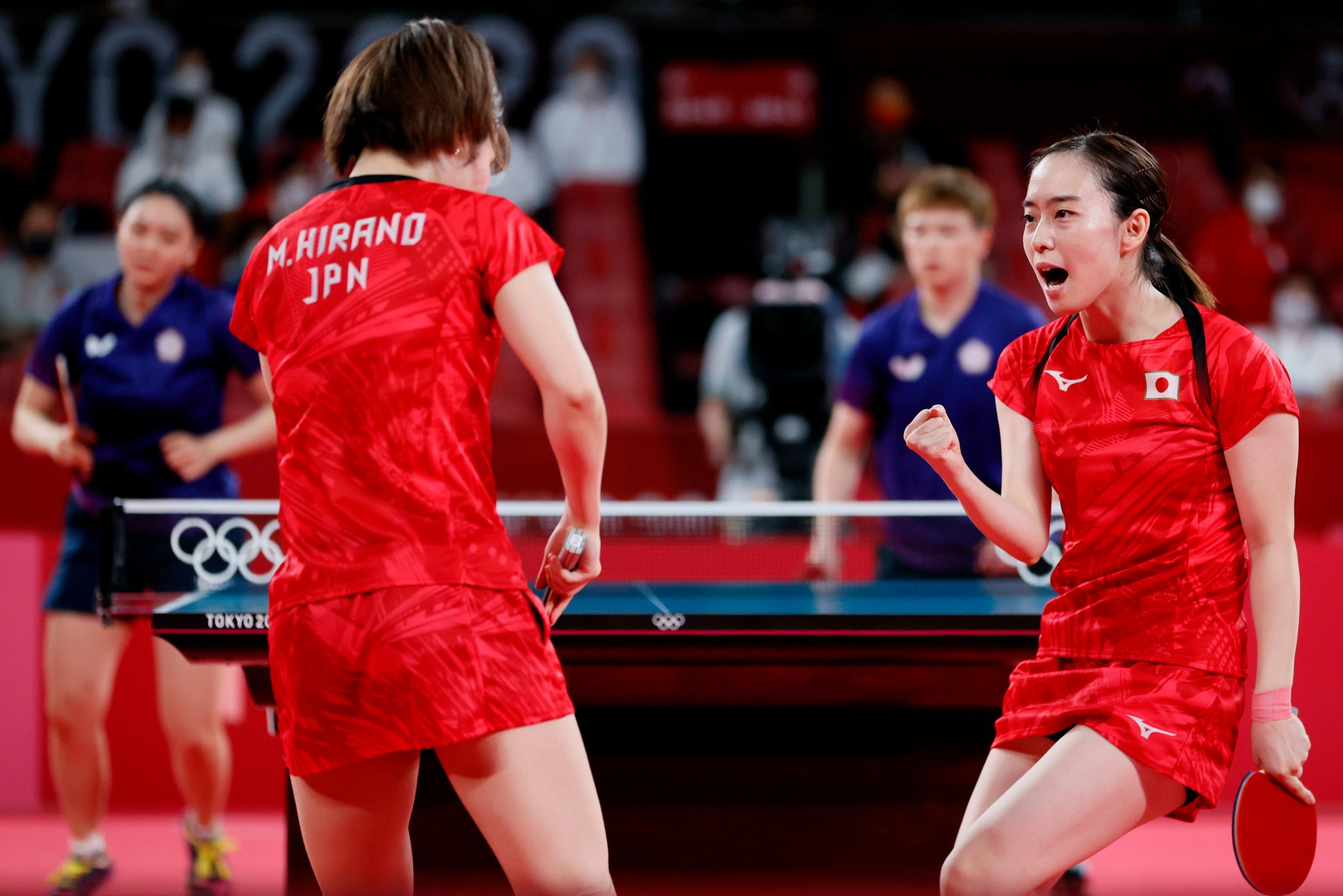 2021年IH 卓球 女子学校対抗1回戦 真岡女子(栃木) vs 白子(三重
