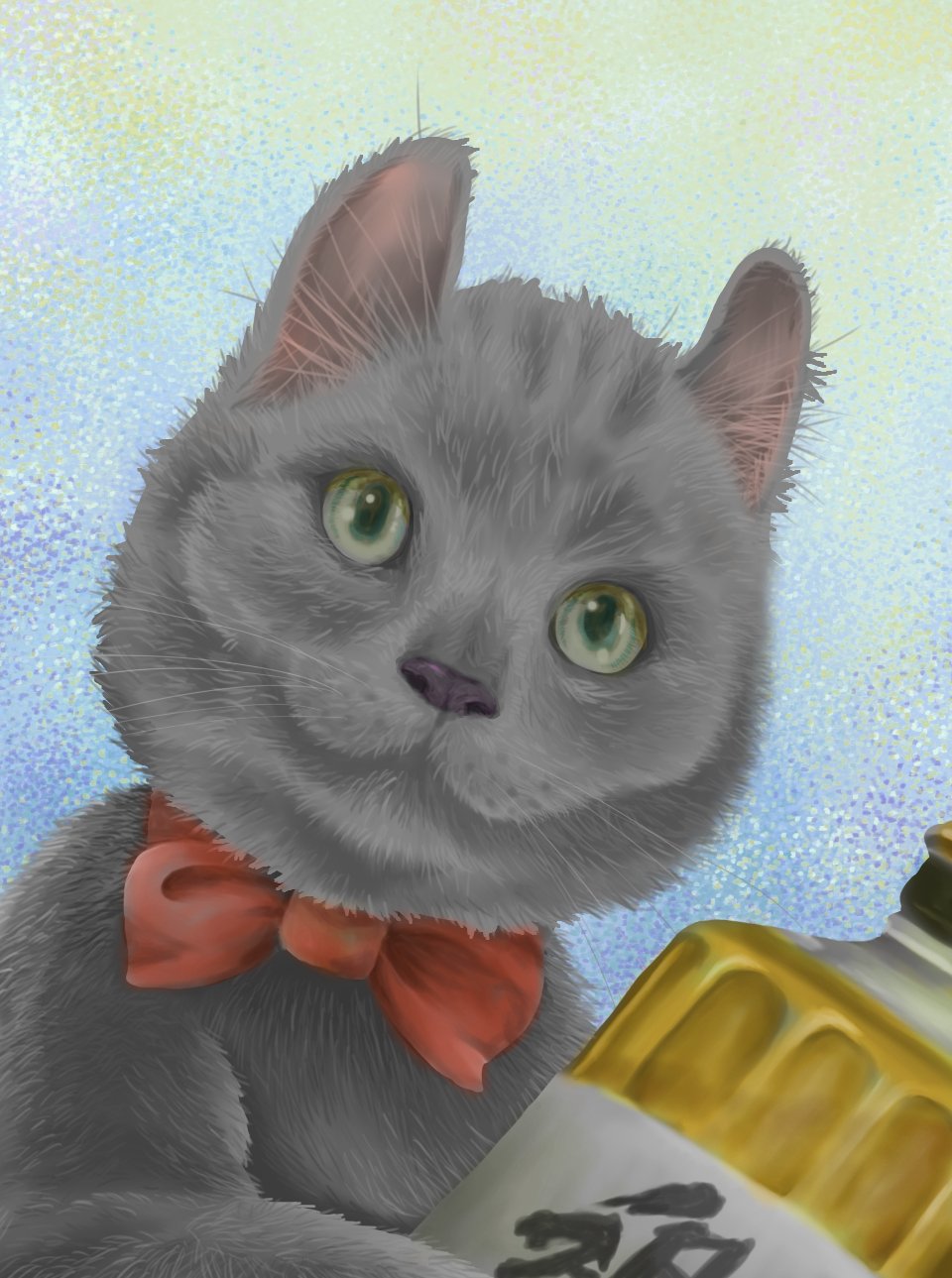 秋子 飼い猫のアメリカンカールの響を描きました 名前の由来のウイスキー持ってますw 猫 イラスト イラスト好きな人と繋がりたい イラスト初心者 クリスタ アメリカンカール 響 イラスト勉強中 T Co Z9uzslpli8 Twitter