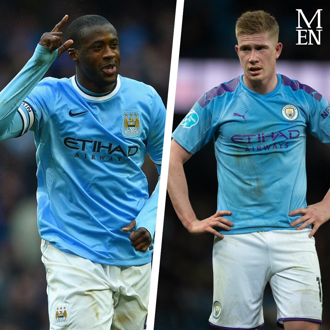 🗣️ 𝙇𝙚𝙩'𝙨 𝙝𝙖𝙫𝙚 𝙖 𝙙𝙚𝙗𝙖𝙩𝙚...

🇨🇮 Yaya Toure - 2013/2014:
⚽ 20 goals
🎯 9 assists

🇧🇪 Kevin De Bruyne - 2019/2020:
⚽ 13 goals 
🎯 20 assists

𝙒𝙝𝙤 𝙝𝙖𝙙 𝙩𝙝𝙚 𝙗𝙚𝙨𝙩 𝙚𝙫𝙚𝙧 𝙞𝙣𝙙𝙞𝙫𝙞𝙙𝙪𝙖𝙡 𝙨𝙚𝙖𝙨𝙤𝙣 𝙛𝙤𝙧 𝙩𝙝𝙚 𝙘𝙡𝙪𝙗? 🤔💙 #MCFC