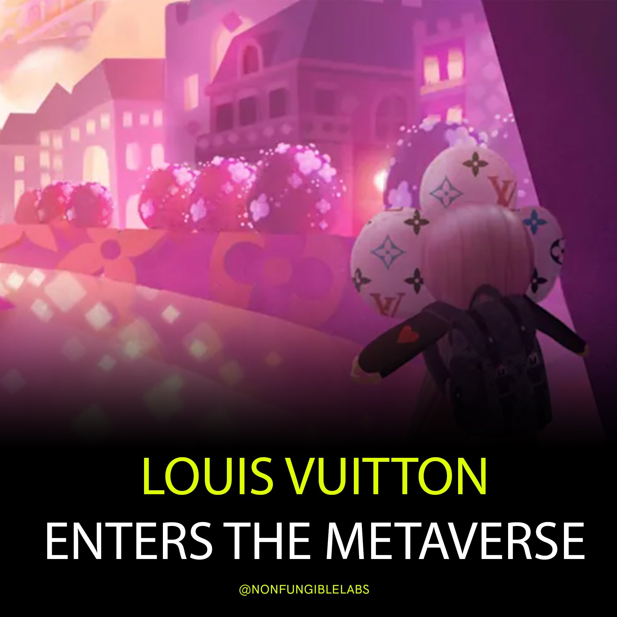 Non-Fungible Labs on X: Louis Vuitton enters the #NFT metaverse: designer  label Louis Vuitton is to release its own game with embedded NFTs, allowing  users to explore the ever growing amalgamation of