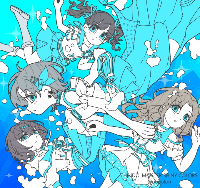 このノクチルのイラスト、ちょうど一年前の今日描いたんだけど当時としては別格に上手く描けてる。

透の横顔とか最近のイラストより断然上手い🤔

#アイドルマスター #アイドルマスターシャイニーカラーズ #ノクチル #浅倉透 #樋口円香 #市川雛菜 #福丸小糸 