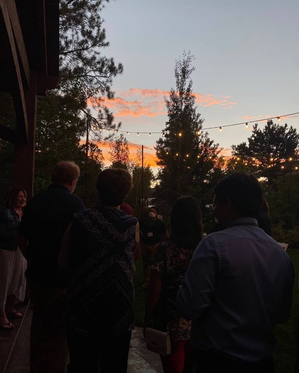 SocietyWood's tweet photo. Enjoying the sunset at #swst2021 welcome reception
#swstic #swstflagstaff #societywood https://t.co/h2LVFuIZg5
