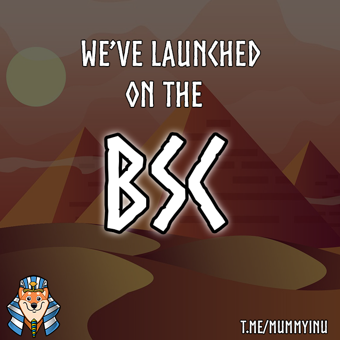 ElCryptoPharaoh's tweet photo. 🚀We have officially launched on the #BSC !!🚀

We are off to a great start, so come join us on our way to the moon!

https://t.co/5ti6eMx3tY

#bnb #pancakeswap #pcs #binance #defi #tokenlaunch #dividends #mummyinutoken https://t.co/6B1CETEsue