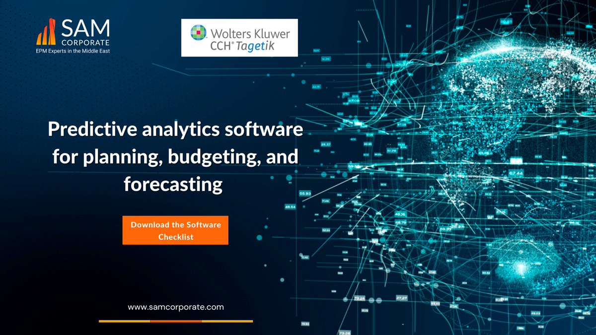 SamCorporate's tweet image. Here is what you have to look for in a Predictive Analytics Software for Finance. Download the Software checklist by @Tagetik
bit.ly/sam_pa
#predictiveanalytics #predictiveanalyticssoftware #planning #budgeting #tagetik #samcorporate #financeprofessionals #finance