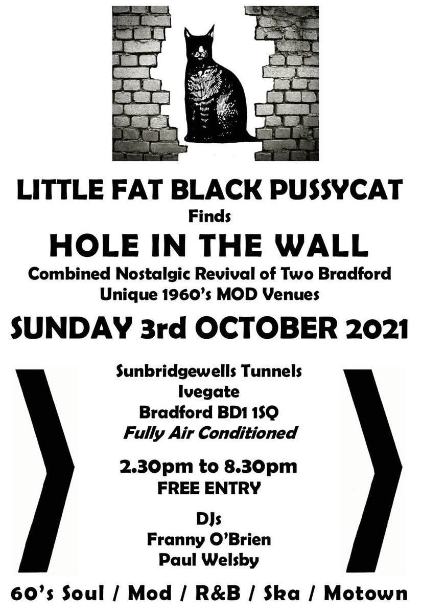 Sunbridge_Wells's tweet photo. It's finally the day you and everyone has been waiting for.....

Following on from the highly successful Wall in the Hole events; by popular request, Franny O’Brien will be hosting The Hole In The Wall for the 7th time. A joint event with the Little Fat Black Pussycat. https://t.co/uhrCc9giuT