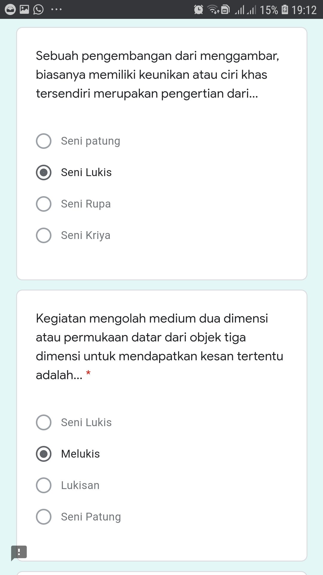 Sebuah pengembangan dari menggambar, biasanya memiliki keunikan atau ciri khas tersendiri merupakan 