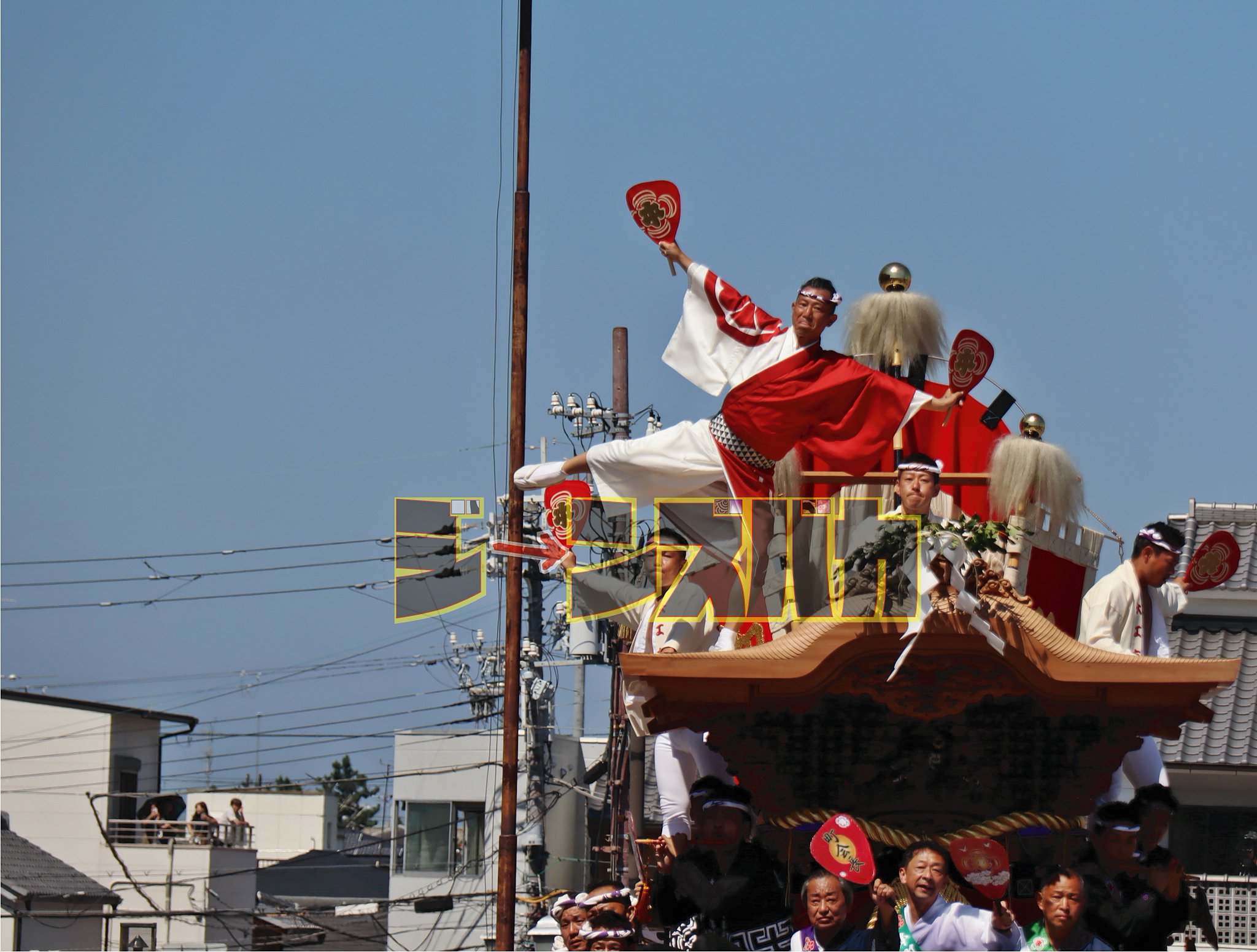 だんじり馬乗り 令和4年 岸和田だんじり祭 小門貝源ラスト Kishiwada Danjiri