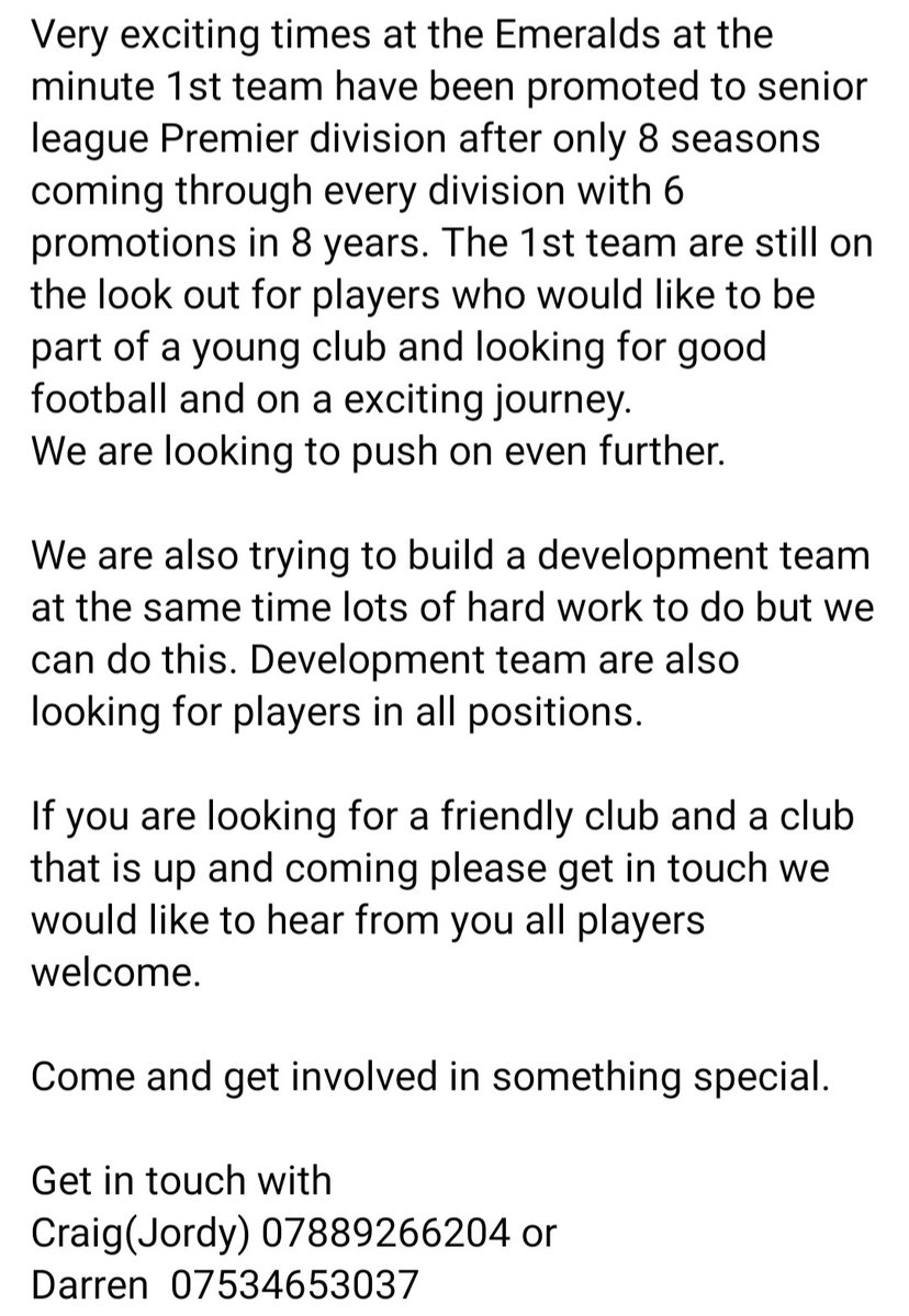 Northfield Emeralds FC (@nefc2013) on Twitter photo 