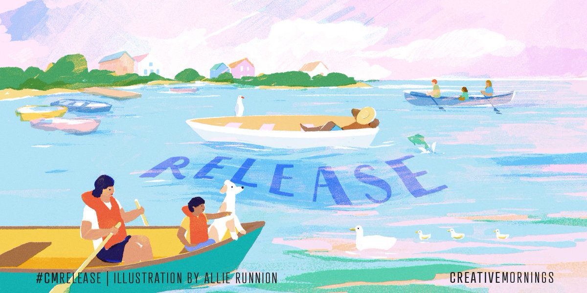 CreativeMornings/BOM (@mumbai_cm) on Twitter photo August’s theme is #CMRelease. It was chosen by <a href="/cm_portsmouth/">CreativeMornings/PKX</a> and illustrated by <a href="/allierunnion/">Allie Runnion</a>. August’s theme is #CMRelease. It was chosen by <a href="/cm_portsmouth/">CreativeMornings/PKX</a> and illustrated by <a href="/allierunnion/">Allie Runnion</a>.