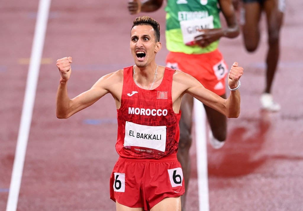 المغربي سفيان البقالي يفوز بذهبية سباق 3000 متر موانع ضمن أولمبياد طوكيو 2020 طوكيو2020 Tokyo2020 Olympics