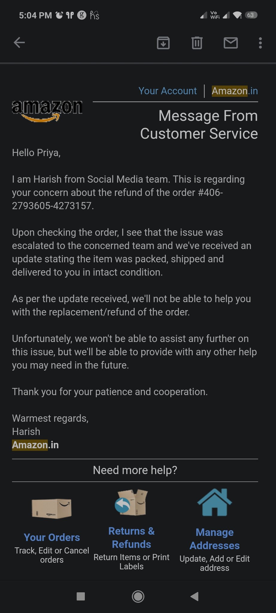 Priya Srivastav on Twitter "See amazon delivering the empty box n now