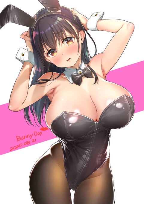 #おっぱいの日 #パンツの日 #バニーガール
過去絵つめあわせですみません…! 