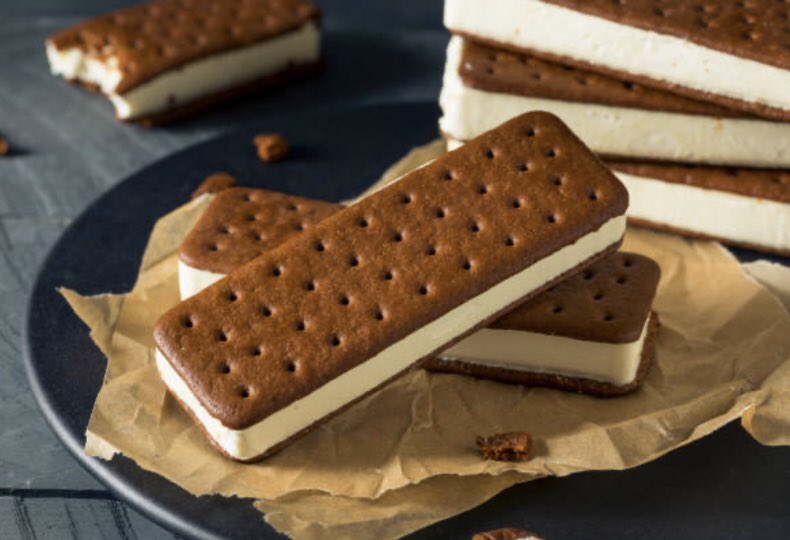 G’morning Friends / Beautiful Souls! ☀️🌻😁🤎 
You scream 
I scream 
We all scream for ice cream 😍🍦🥰😋❤️💞
Nothing beats an ice cream sandwich on a hot summer’s day 🥵.. Get your chocolate fix too.. 😊 Happy #nationalicecreamsandwichday! Have a beautiful day! #foodie #Love