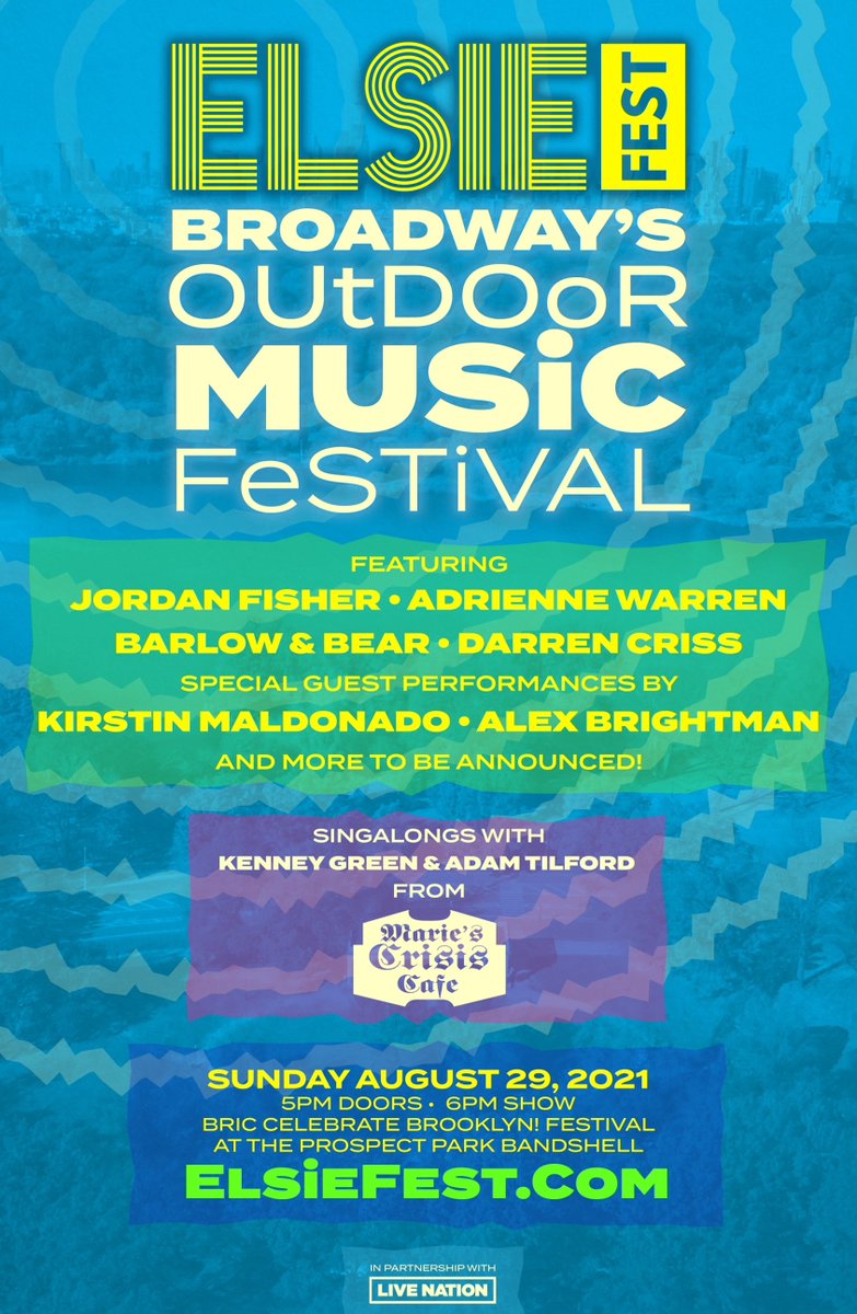 Is <a href="/ElsieFest/">Elsie Fest</a> back? 

It is indeed, and it's headed to <a href="/BRICcelebrateBK/">BRIC Celebrate BK!</a> @ Prospect Park on August 29th.

darrencriss.me/ElsieFest21
