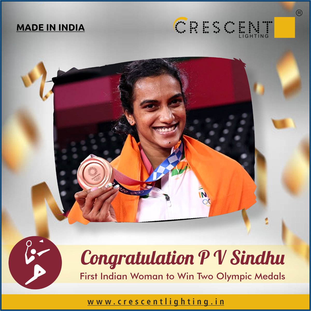 Crescent_LED's tweet photo. #NariShakti of India have done it again!

Hearty #Congratulations to Indian Women’s Hockey Team as they march into Semi-Finals!

#Congratulations PV Sindhu to became the first Indian woman to win two Olympic medals.

#IndianHockey #INDvsAUS #Tokyo2020 #CrescentLighting https://t.co/rXqc8Ku1NK