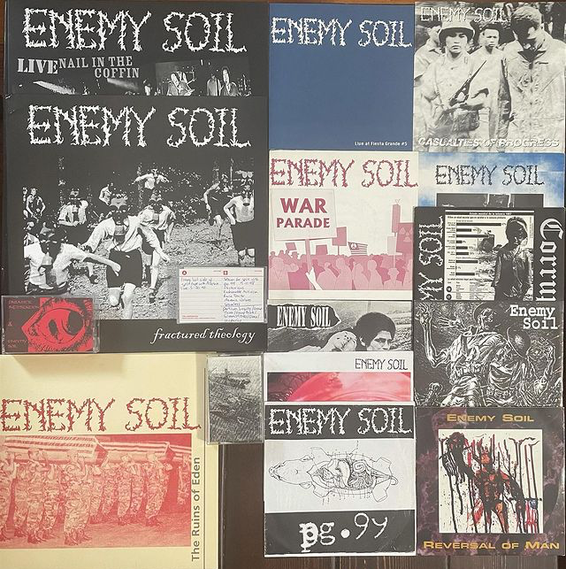 enemysoilgrind's tweet photo. Great Enemy Soil spread from alwaysnoise on instagram.
#enemysoil #grindcore #vinyl #tapes https://t.co/prnnullRBl