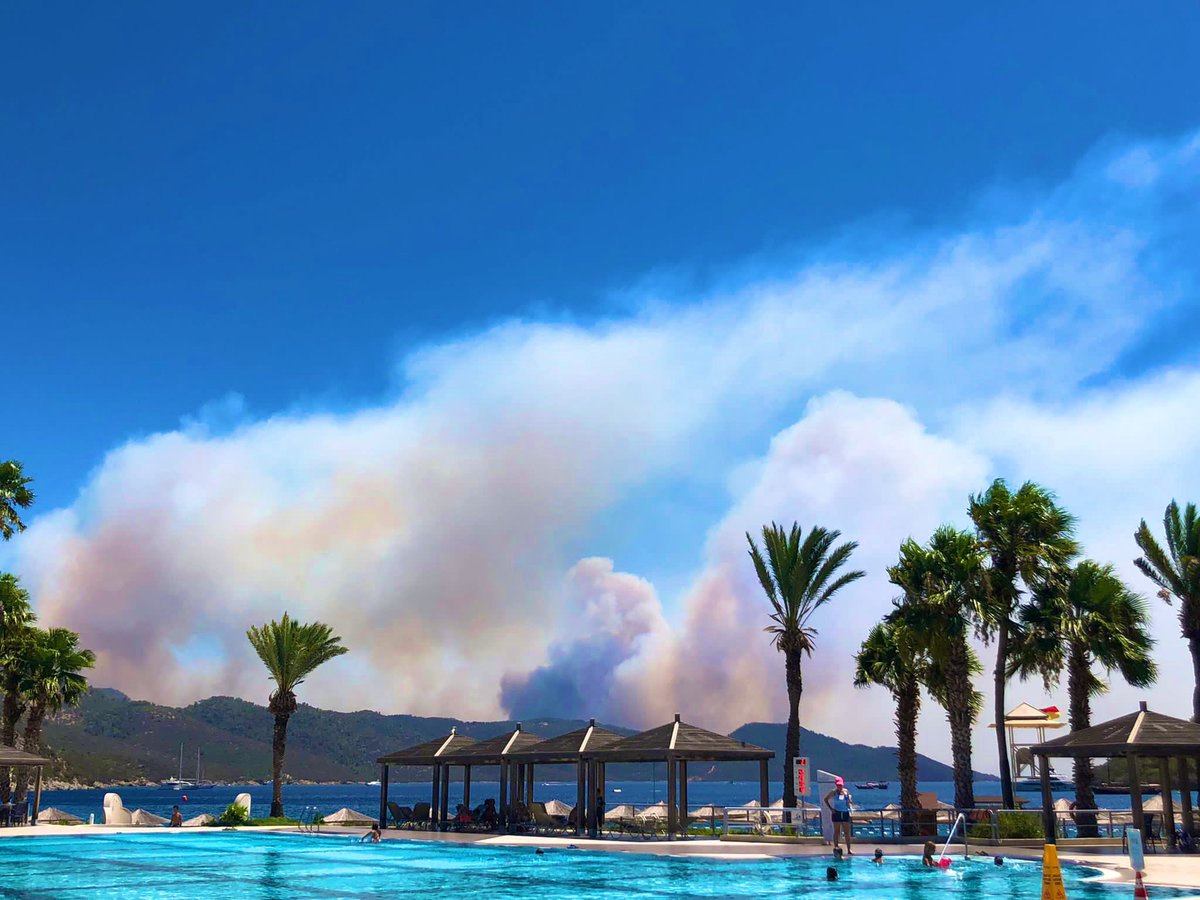 They have turned heaven into hell! This is 9/11 of Turkey! We are so sad 😞 Our thousands of years old forests and places like eden are under fire and attack - shame on this irresponsible and reckless administration!