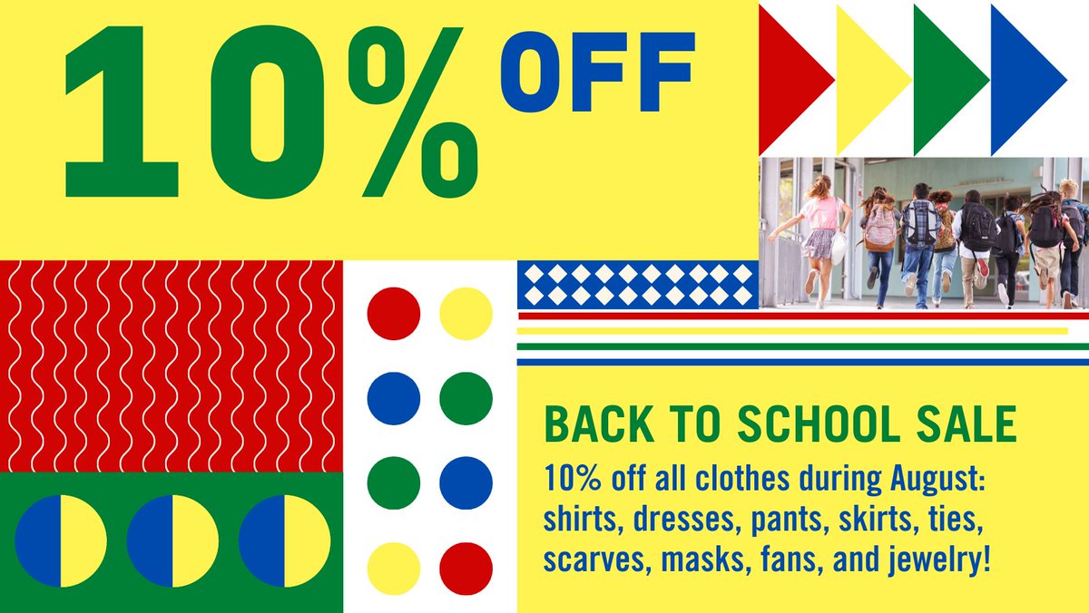 GlobalThreadsFT's tweet image. Get BACK TO COOL with artistic creations from our worldwide artrepreneurs! 

During the month of August our Global Threads Fair Trade  retail boutique Northside Marketplace is offering 10% off all clothing and jewelry.  21 Furnace St, Akron, OH | Sun: 11am-6pm | Tue-Sat: 11am-7pm