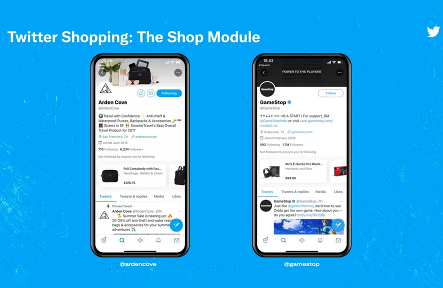 JeromeMONANGE's tweet photo. #SocialCommerce 👉 #Twitter teste une nouvelle section shopping pour les marques 

https://t.co/knpSlPfY2t v @Siecledigital 

#ReseauxSociaux #sCommerce #LabLuxuryandRetail https://t.co/QSojpdxzRQ
