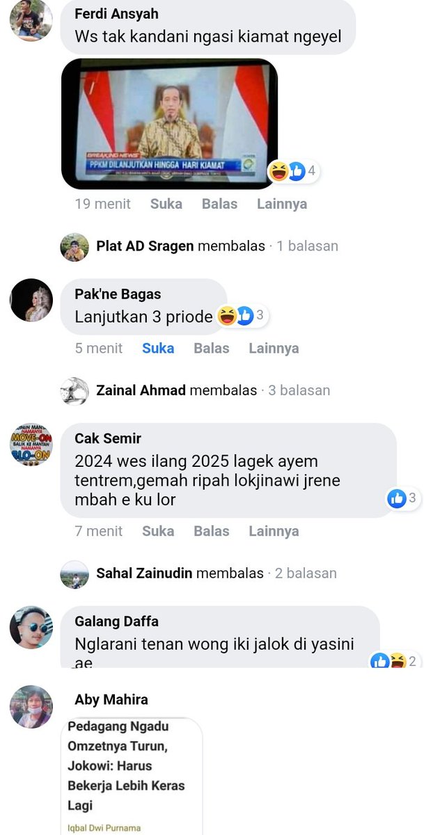 Orang kecil itu lebih bisa menghibur diri
Tetap rukun meski beda pilihan presiden
Kecuali pilihan kades