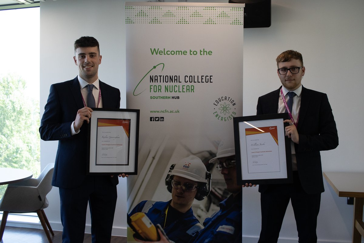 Achieving Apprenticeship Success with EDF and @NCFNuclear @BTC_Coll!
Read more: btc.ac.uk/news/achieving…

#nationalcollegefornuclear #ncfn #nuclear #nucleartraining #nuclearskills #apprenticeships #edf #hinkley #hinkleyc #hpc #apprentices