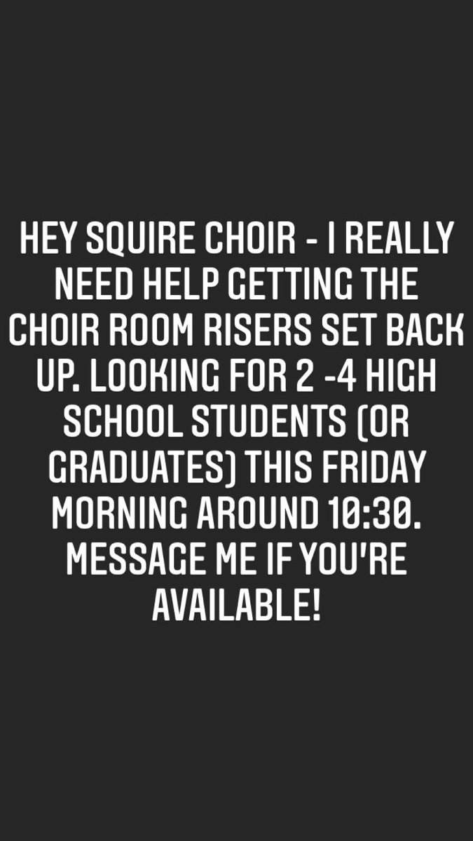 squirechoirs's tweet photo. There could be donuts involved…. https://t.co/Y05O59Aoo0
