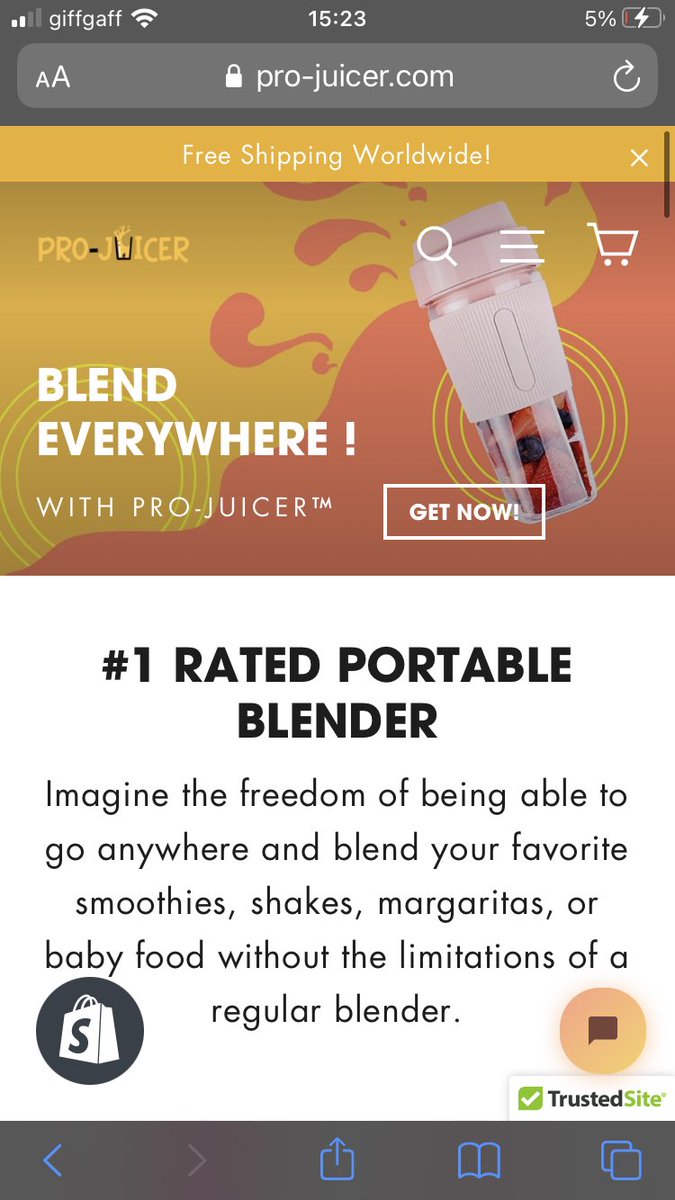 ProJuicerTM's tweet image. Visit now for your portable Blender 🍇🍒🍉#Smoothie #Blender #kitchen #healthy #Diet #FreeDelivery #TenPercentOff