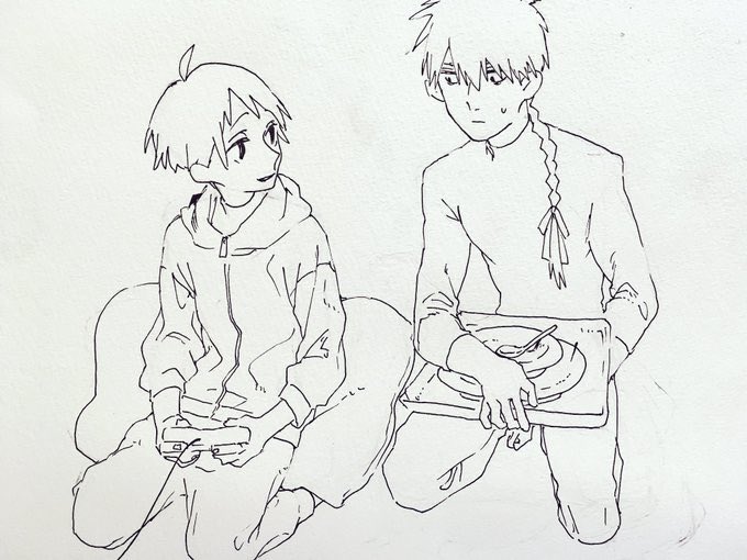 眼球フェチだから角膜描くの原作寄りにしたいけど絵柄で角膜が縦のバランスの顔立ちかわいくて好きなんだ
この感情って、何だ 