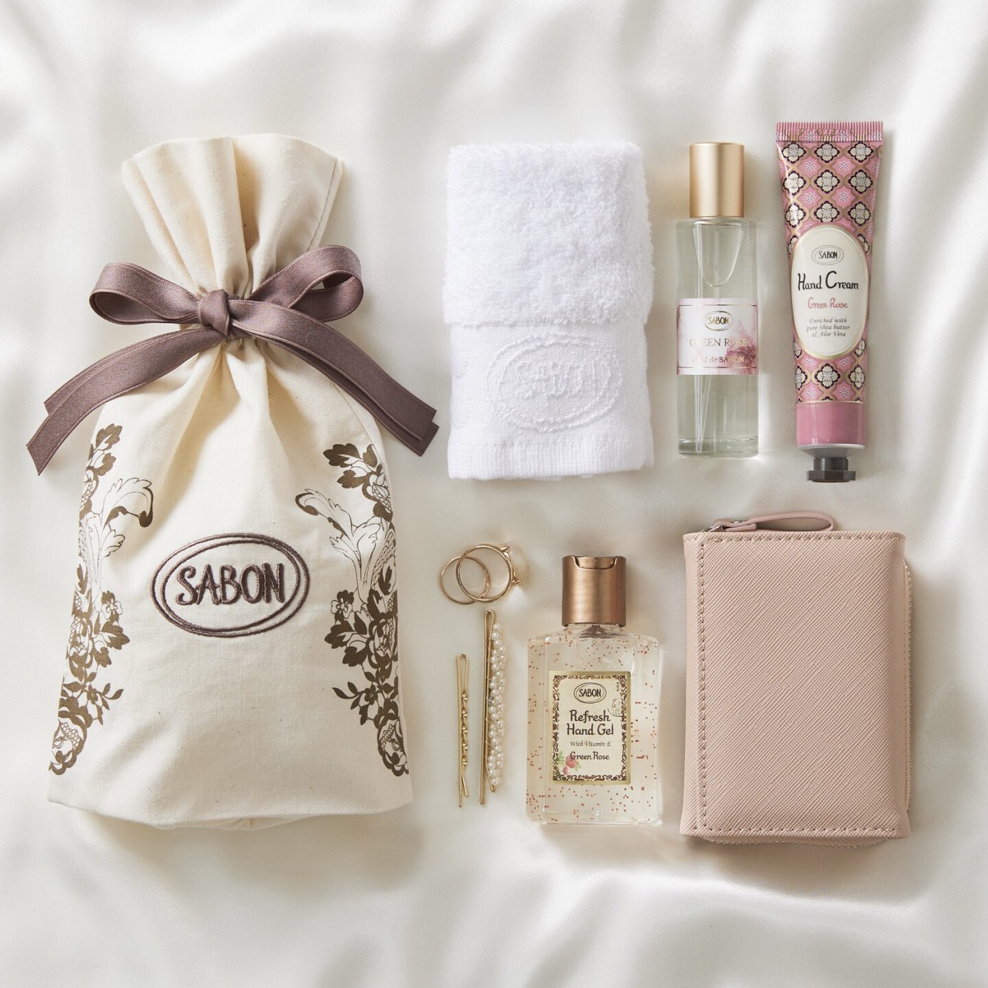 SABON けろ サボン ポーチ ピンク